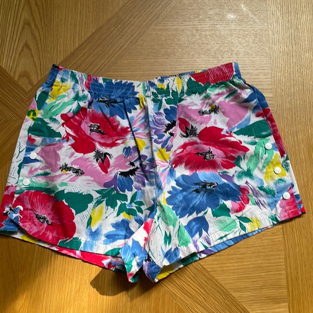 Vintage floral shorts